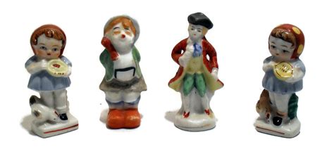 Vintage Japan Porcelain Figurines set 5 - Occupied Japan