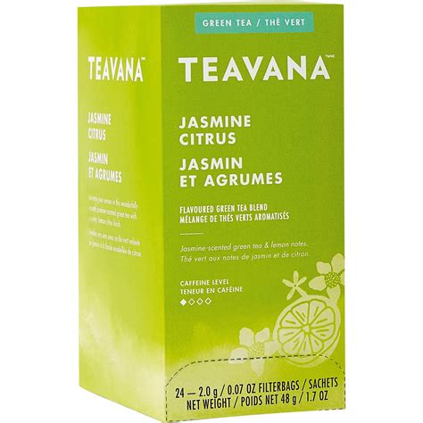 Teavana, SBK12434016, Jasmine Citrus Green Tea, 24 / Box - Walmart.com ...