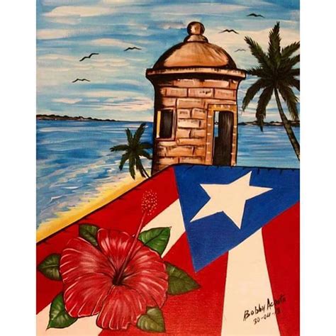 Boricua Puerto Rico Drawings - DRAW HJR