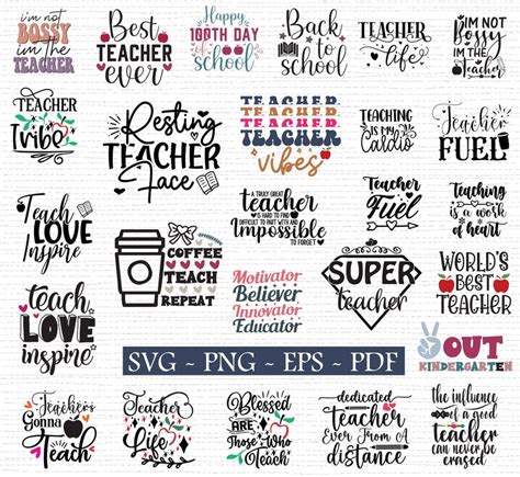 Funny Teacher Svg, Teacher Svg Bundle, Teacher Svg, School Svg, Teacher Life Svg, Teacher ...