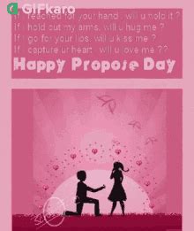 Happy Propose Day No Poem GIF - Happy Propose Day No Poem No Fancy ...