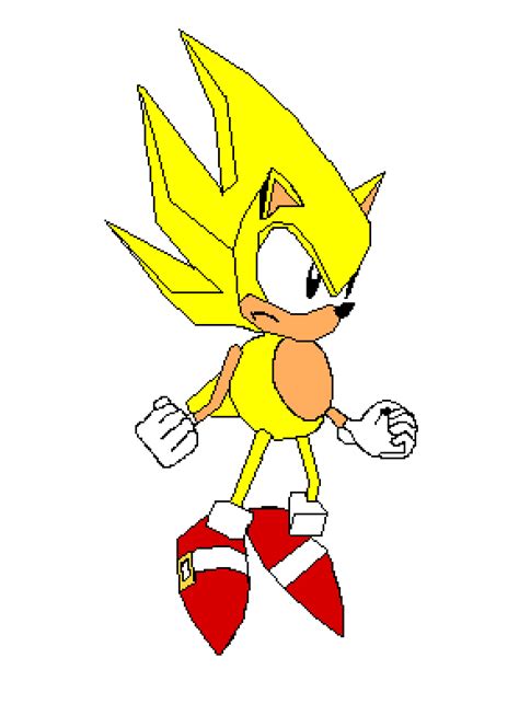 Editing hyper sonic - Free online pixel art drawing tool - Pixilart