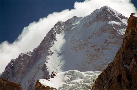 06 Gasherbrum IV Summit Close Up From Upper Baltoro Glacier On Trek To Shagring Camp