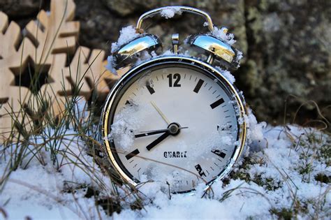 Winter Time Pointing Clock Alarm - Free photo on Pixabay - Pixabay