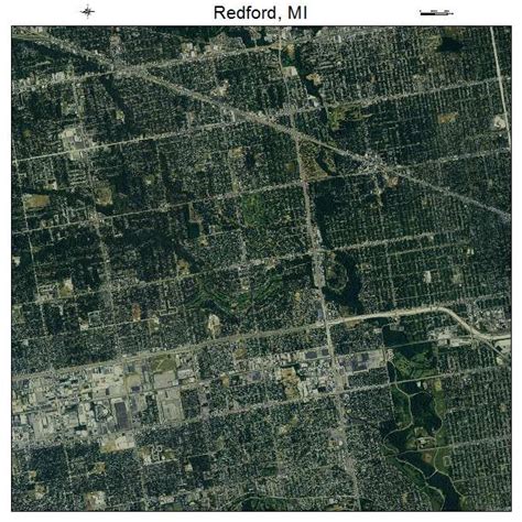 Aerial Photography Map of Redford, MI Michigan