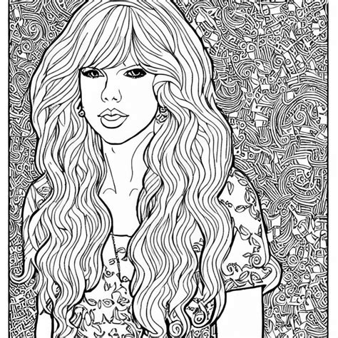 "taylor swift" coloring page | COLOR anything