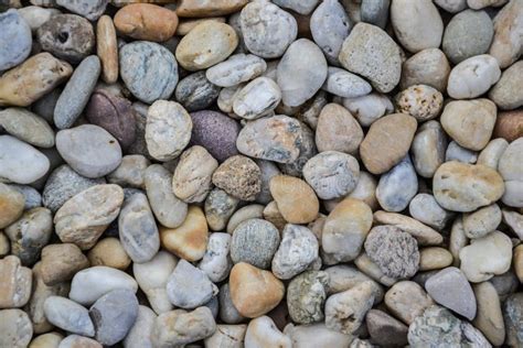 Small Stones Gravel Texture. Naturally Pebble Textured Background Stock ...