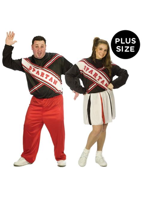 Snl Spartan Cheerleaders Couples Plus Costume - Couples Costume