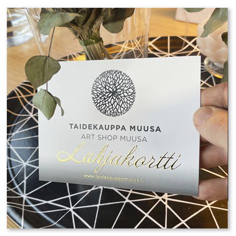 Lahjakortti | Taidekauppa Muusa