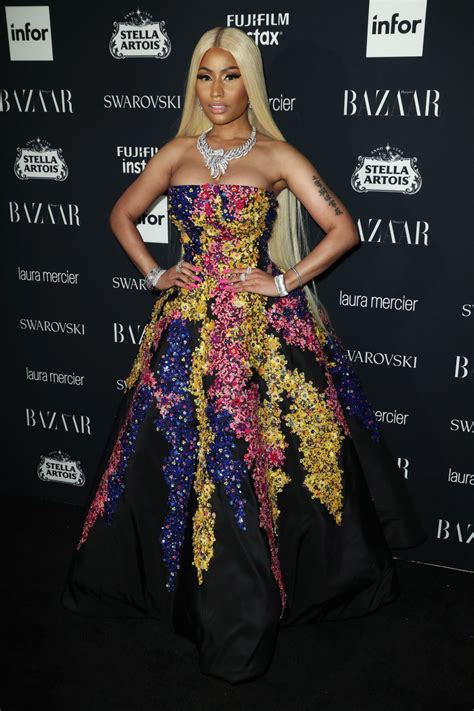 Nicki Minaj – Harper’s Bazaar ICONS Party at NYFW 09/08/2017 • CelebMafia