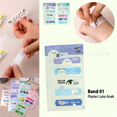 5in1 Plester Luka Anak Aid Acid Anak Bergambar BAND-01 Plaster Luka Hansaplast Luka Karakter ...