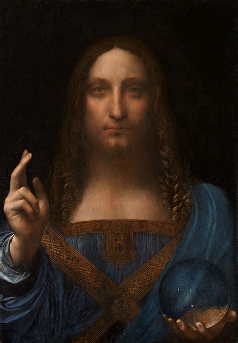 Salvator mundi di Leonardo da Vinci - FRAMMENTIARTE