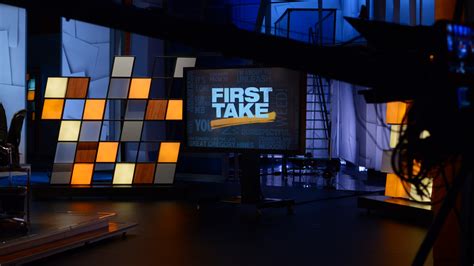 ESPN First Take Broadcast Set Design Gallery