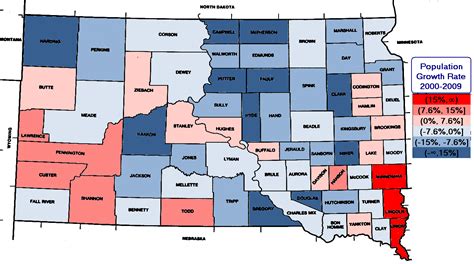 Madville Times: South Dakota Urbanizes: 5 Counties Produce 90% of Population Growth