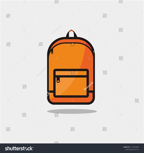 Backpack Icon Logo Dsign Stock Vector (Royalty Free) 1107529004 ...