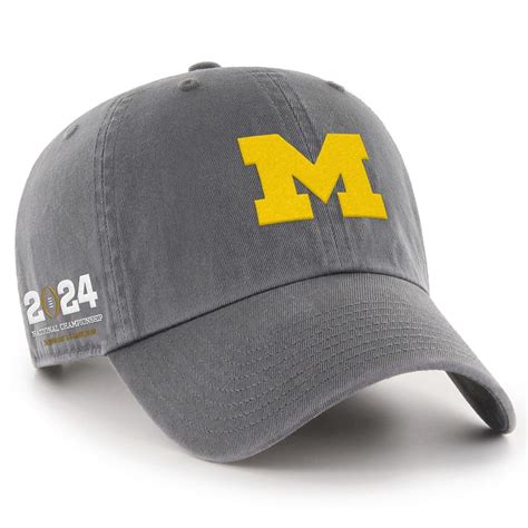 Men's '47 Charcoal Michigan Wolverines College Football Playoff 2024 ...