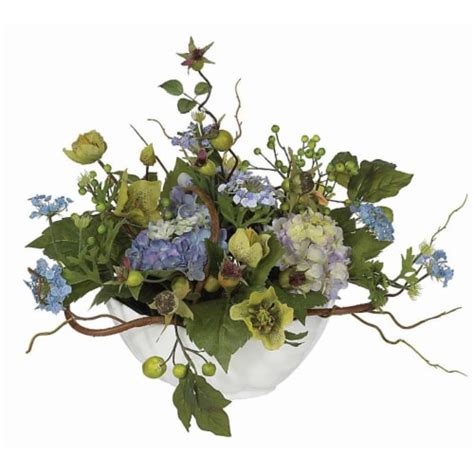 Hydrangea Centerpiece- Blue, 1 - Ralphs