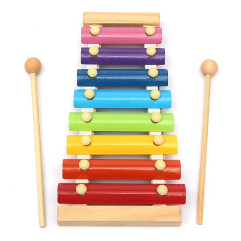 Kids Toys 8 Notes Musical Xylophone Piano Wooden Instrument For ...