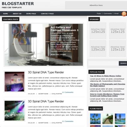 Christineacutes blog template 1433 web templates free download