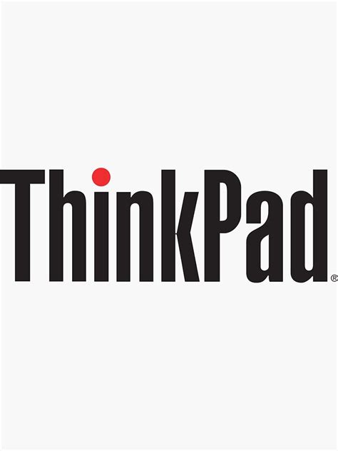 "Thinkpad Logo" Sticker for Sale by Aleph12 | Redbubble