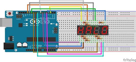 Simple Seven Segment Display Circuit Diagram