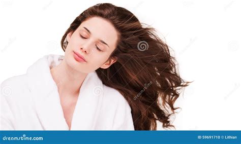 Shiny healthy hair. stock photo. Image of hair, dream - 59691710