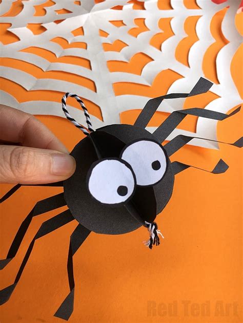 Paper Spider Craft - Red Ted Art's Blog