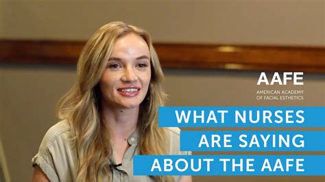 What Nurses Are Saying About the AAFE | AAFE Testimonial - YouTube