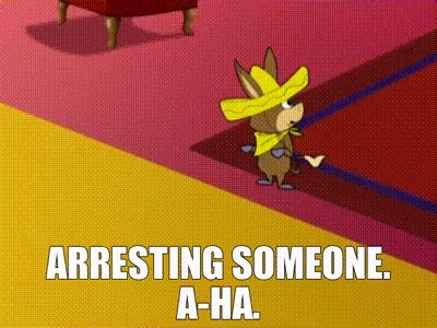 YARN | - arresting someone. - a-ha. | Harvey Birdman, Attorney at Law (2000) - S02E11 Animation ...