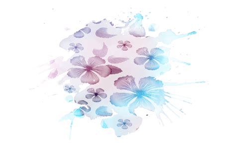 Flowers Sticker Watercolor Graphic by Custom Design Generator ...