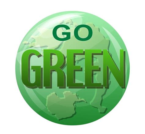 Go Green Environmental drawing free image download