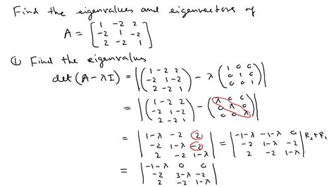 Finding Eigenvalues and Eigenvectors | 3 × 3 matrix | Linear Algebra ...