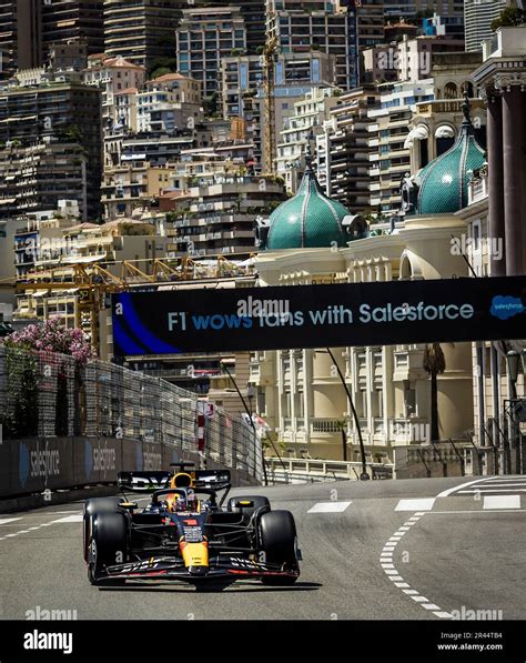 MONACO - Max Verstappen (Red Bull Racing) during the 1st free practice ...