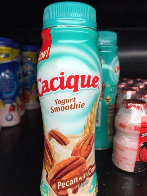 Cacique yogurt smoothie pecan with cereal | Yogurt smoothies, New recipes, Pecan