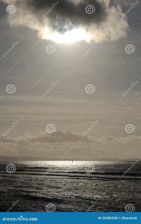 Calm sea at sunset stock photo. Image of coast, colorful - 20385208