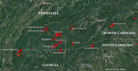 Heavy wildfire activity continues in North Carolina and Georgia - Wildfire Today