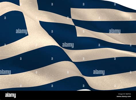 Greek flag waving Stock Photo - Alamy