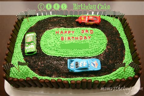 Cars birthday cake instructions - Mom vs the Boys