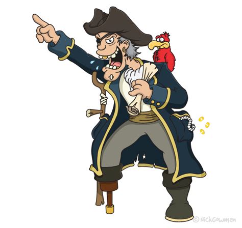 Cartoon pirates | Pirate cartoon characters, plundering the high seas!