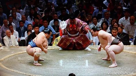 Sumo fight - May 21, 2017 - YouTube