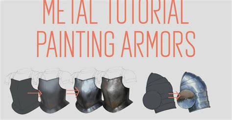 Painting Metal - Armor Tutorial by Fernanda Suarez