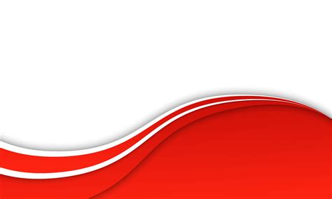 Red wave shape with white lines on white background. 13975346 Vector Art at Vecteezy