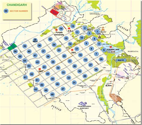 MAP | Chandigarh, The official website of the Chandigarh Administration