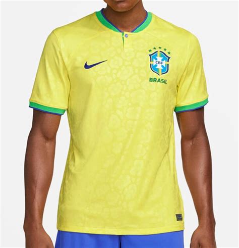 Brazil 2022 World Cup Home Soccer Jersey Model[2216685] | Brazil ...