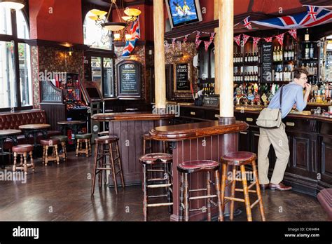 England, London, Soho, Empty Pub Interior Stock Photo: 50778760 - Alamy