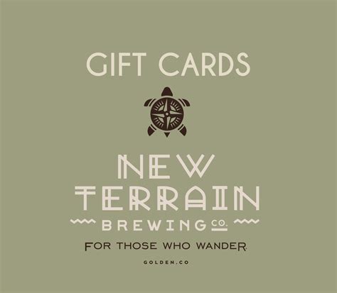 Gift Card — New Terrain Brewing Company in Golden, CO