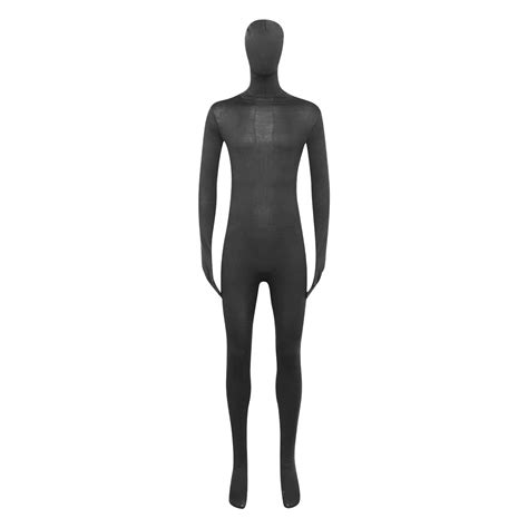 Halloween Costumes Invisible Man Tights Stage Black Invisible Man ...