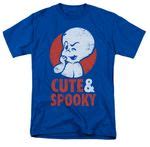 Casper The Friendly Ghost Shirt Kids Spooky Royal Blue Youth Tee T-Shirt - Casper The Friendly ...