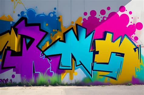 Premium AI Image | Graffiti Art Wall Painting Freedom to Feel Free ...