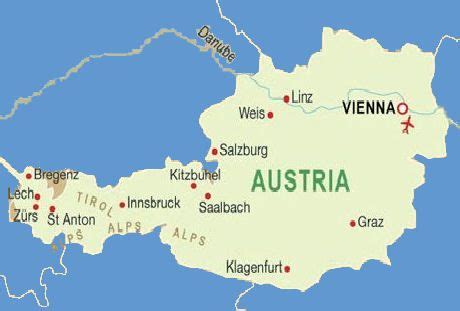 Austria Map, Innsbruck Austria, Klagenfurt, Salzburg, Travel Images, Travel Photos, St Anton ...